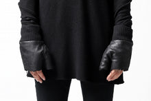 画像をギャラリービューアに読み込む, thomkrom FINGER OUT GLOVES / BOA FLEECY JERSEY (BLACK)