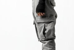 画像をギャラリービューアに読み込む, 11 BY BORIS BIDJAN SABERI CARGO POCKET PANT "P21B-F1451" (STRETCH DENIM / USED GREY)