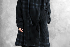 画像をギャラリービューアに読み込む, SOSNOVSKA COLLAPSE HOODIE CELLS (MIXED PLAID)