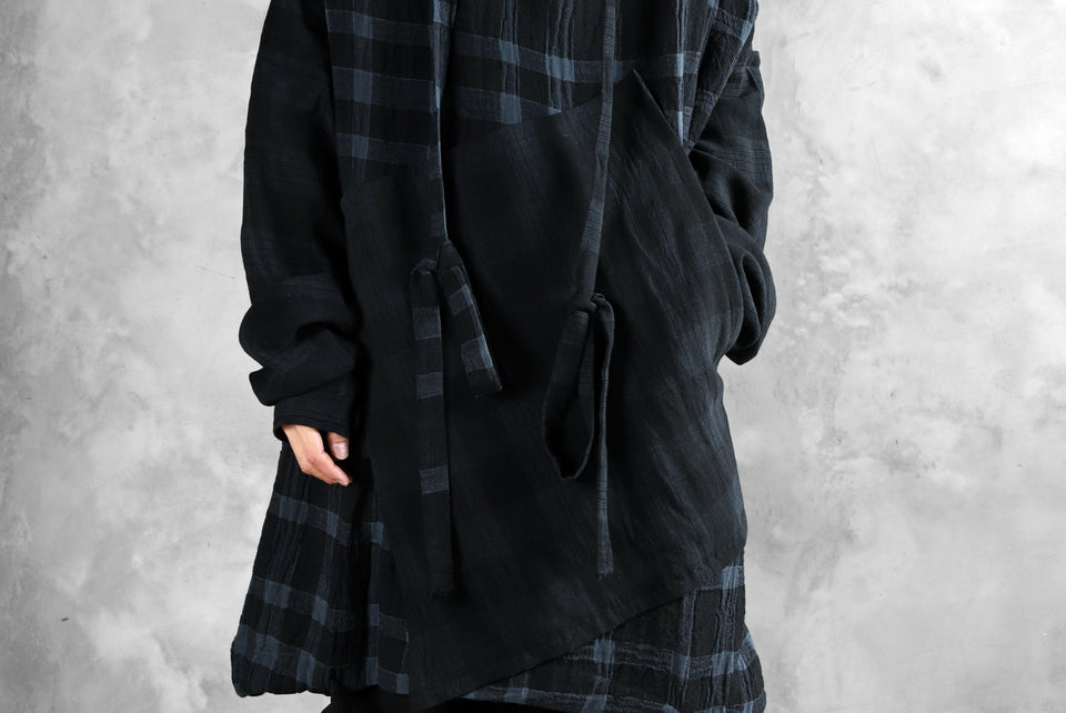 画像をギャラリービューアに読み込む, SOSNOVSKA COLLAPSE HOODIE CELLS (MIXED PLAID)