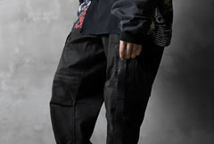 画像をギャラリービューアに読み込む, CHANGES VINTAGE REMAKE MILITARY CARGO TAPERED PANTS / WOODLAND CAMO (BLACK DYED #A)