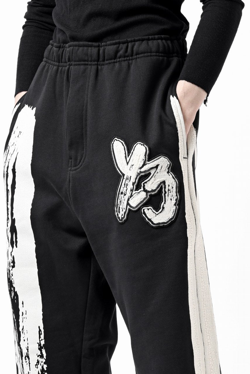 画像をギャラリービューアに読み込む, Y-3 Yohji Yamamoto LOGO FIT JOGGER PANTS / ORGANIC COTTON (BLACK)
