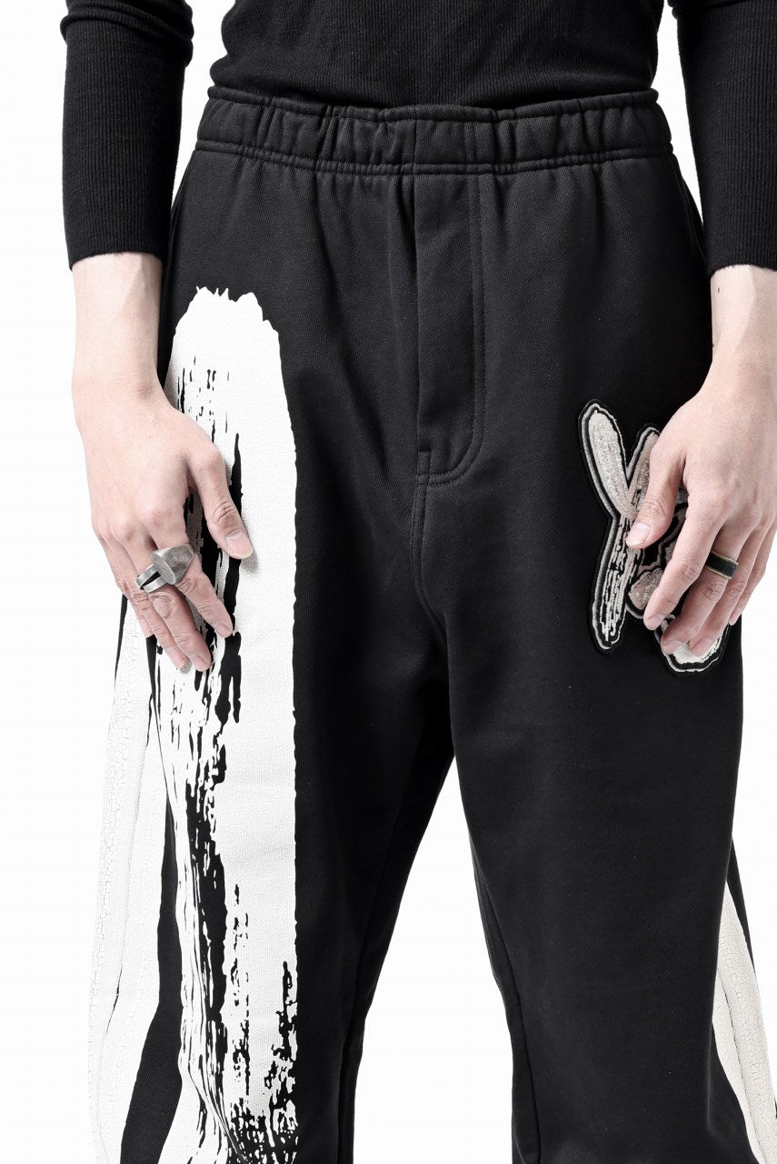 画像をギャラリービューアに読み込む, Y-3 Yohji Yamamoto LOGO FIT JOGGER PANTS / ORGANIC COTTON (BLACK)