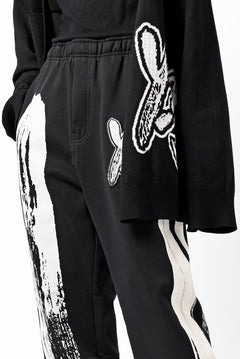 画像をギャラリービューアに読み込む, Y-3 Yohji Yamamoto LOGO FIT JOGGER PANTS / ORGANIC COTTON (BLACK)