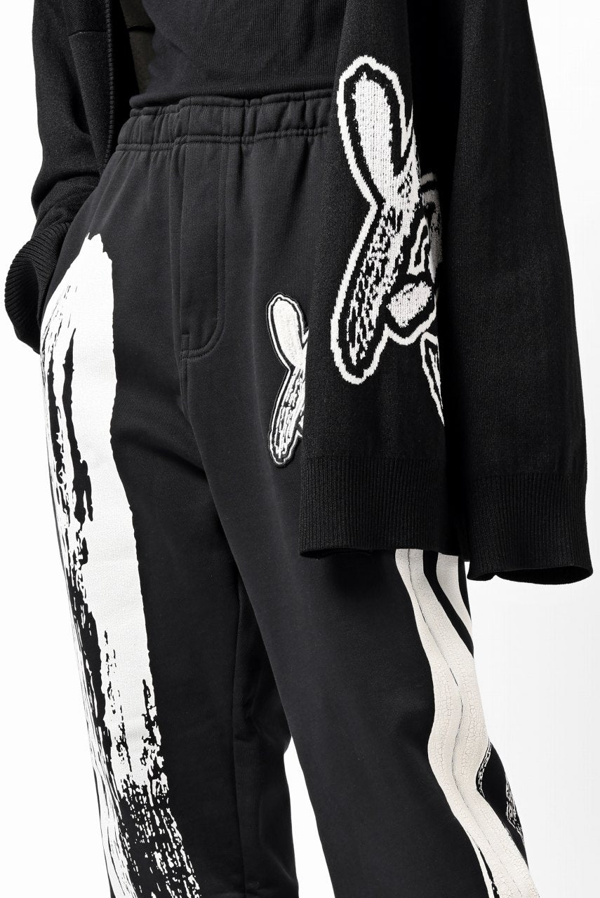 画像をギャラリービューアに読み込む, Y-3 Yohji Yamamoto LOGO FIT JOGGER PANTS / ORGANIC COTTON (BLACK)