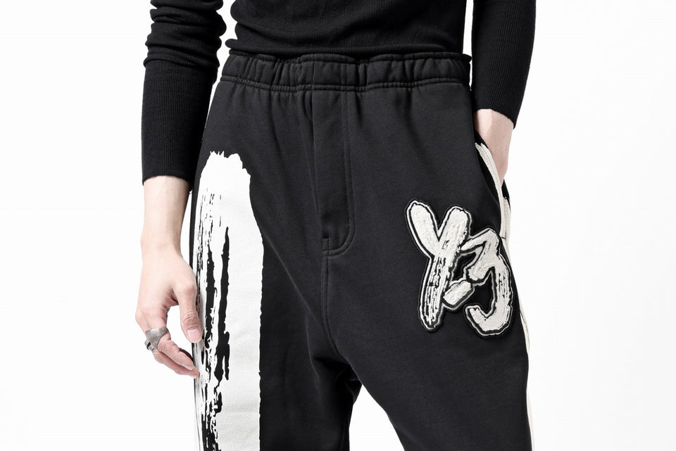 画像をギャラリービューアに読み込む, Y-3 Yohji Yamamoto LOGO FIT JOGGER PANTS / ORGANIC COTTON (BLACK)