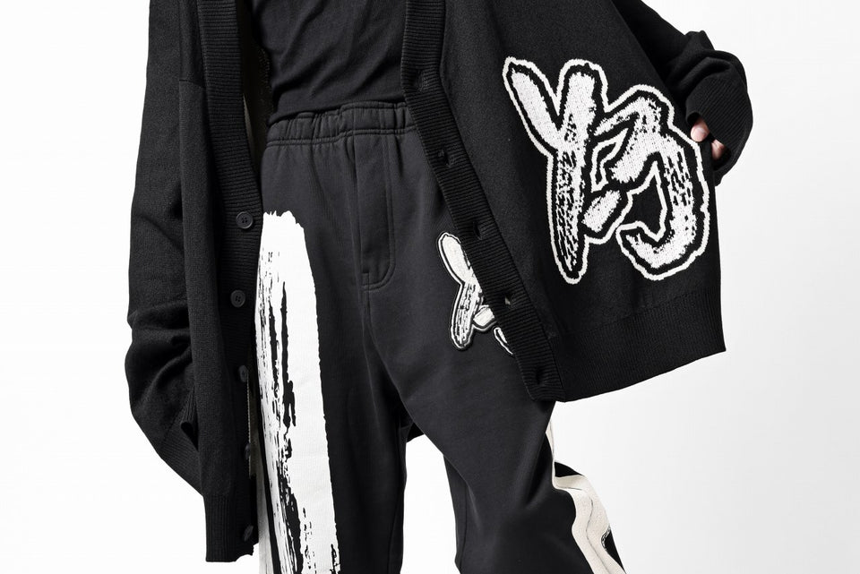 画像をギャラリービューアに読み込む, Y-3 Yohji Yamamoto LOGO FIT JOGGER PANTS / ORGANIC COTTON (BLACK)