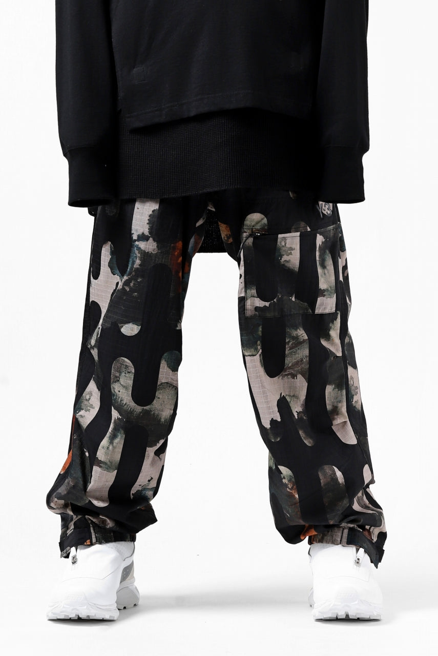 画像をギャラリービューアに読み込む, Y-3 Yohji Yamamoto CAMO ALL OVER PRINT PANTS / RIPSTOP (MULTI)