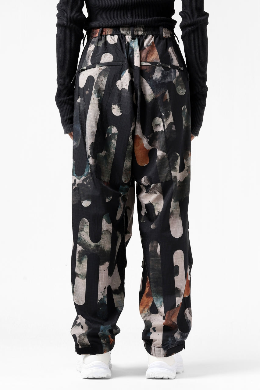 画像をギャラリービューアに読み込む, Y-3 Yohji Yamamoto CAMO ALL OVER PRINT PANTS / RIPSTOP (MULTI)