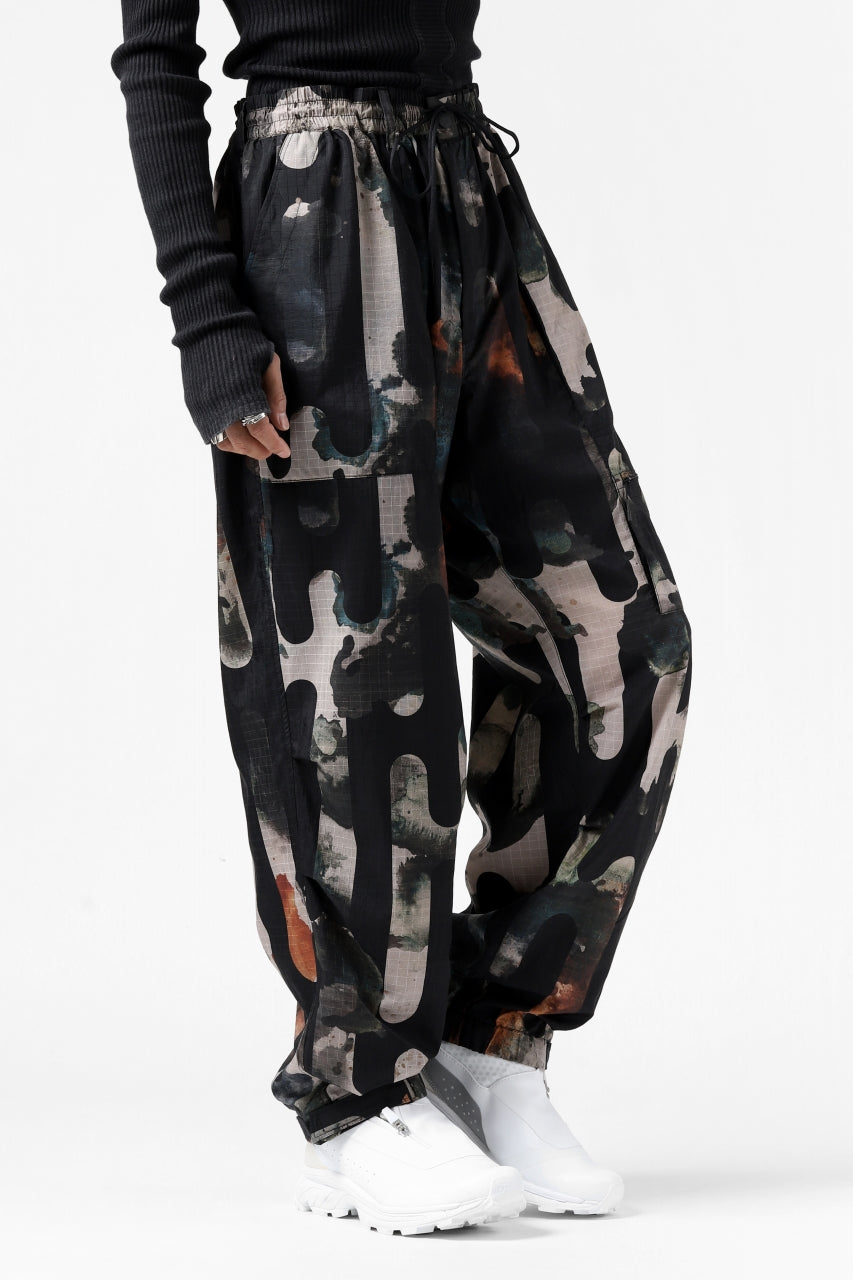 画像をギャラリービューアに読み込む, Y-3 Yohji Yamamoto CAMO ALL OVER PRINT PANTS / RIPSTOP (MULTI)