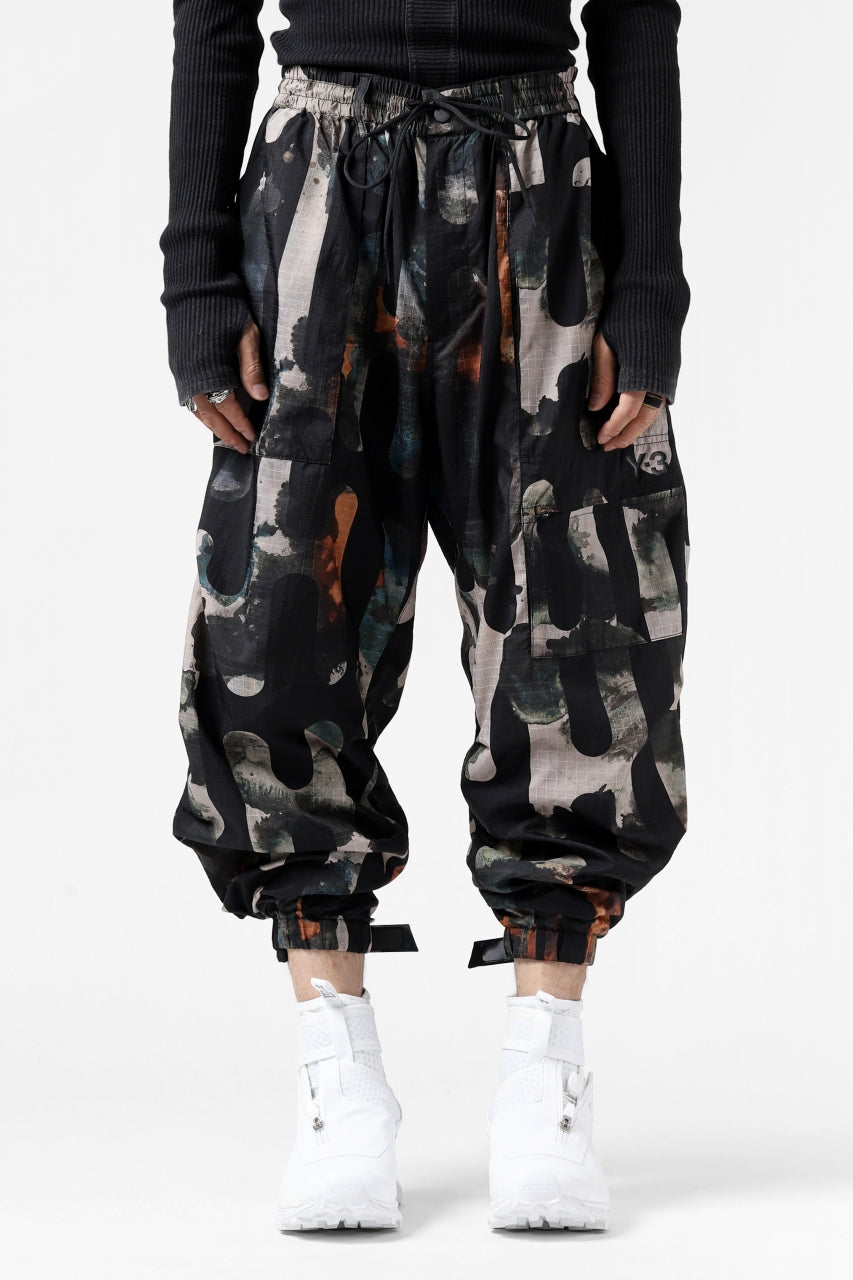画像をギャラリービューアに読み込む, Y-3 Yohji Yamamoto CAMO ALL OVER PRINT PANTS / RIPSTOP (MULTI)