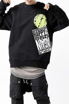 画像をギャラリービューアに読み込む, Y-3 Yohji Yamamoto CREW NECK SWEAT SHIRT / FRENCH TERRY (BLACK)