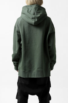 画像をギャラリービューアに読み込む, Y-3 Yohji Yamamoto CLASSIC CHEST LOGO HOODIE PARKA / FRENCH TERRY (GREEN)