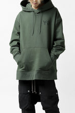画像をギャラリービューアに読み込む, Y-3 Yohji Yamamoto CLASSIC CHEST LOGO HOODIE PARKA / FRENCH TERRY (GREEN)