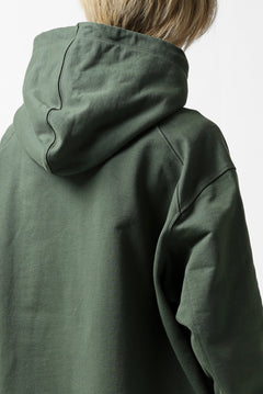 画像をギャラリービューアに読み込む, Y-3 Yohji Yamamoto CLASSIC CHEST LOGO HOODIE PARKA / FRENCH TERRY (GREEN)
