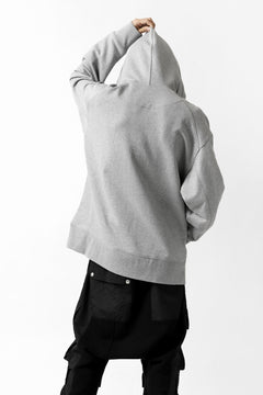 画像をギャラリービューアに読み込む, Y-3 Yohji Yamamoto CLASSIC CHEST LOGO HOODIE PARKA / FRENCH TERRY (GREY)