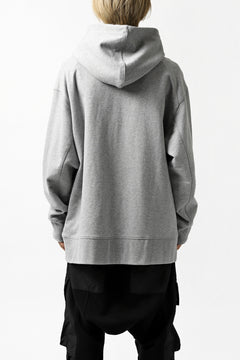 画像をギャラリービューアに読み込む, Y-3 Yohji Yamamoto CLASSIC CHEST LOGO HOODIE PARKA / FRENCH TERRY (GREY)
