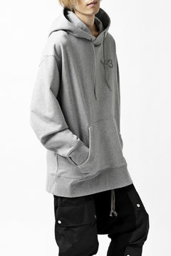 画像をギャラリービューアに読み込む, Y-3 Yohji Yamamoto CLASSIC CHEST LOGO HOODIE PARKA / FRENCH TERRY (GREY)