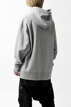 画像をギャラリービューアに読み込む, Y-3 Yohji Yamamoto CLASSIC CHEST LOGO HOODIE PARKA / FRENCH TERRY (GREY)