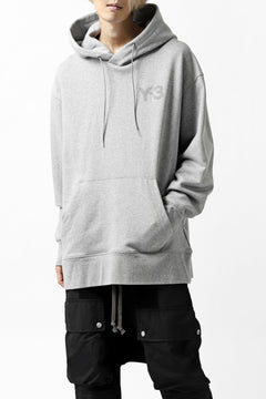 画像をギャラリービューアに読み込む, Y-3 Yohji Yamamoto CLASSIC CHEST LOGO HOODIE PARKA / FRENCH TERRY (GREY)