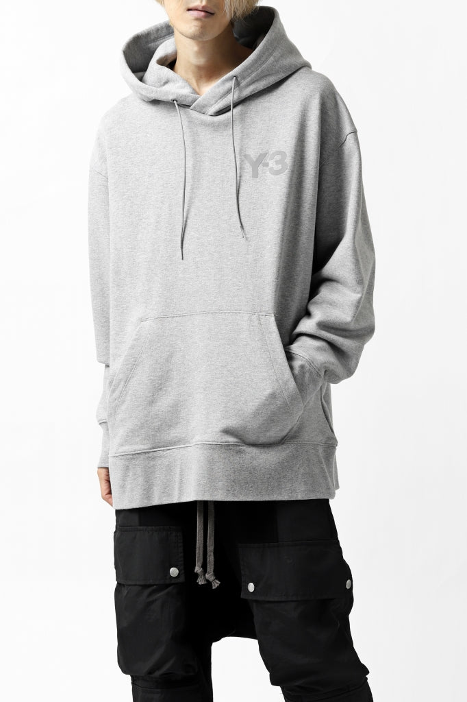 画像をギャラリービューアに読み込む, Y-3 Yohji Yamamoto CLASSIC CHEST LOGO HOODIE PARKA / FRENCH TERRY (GREY)