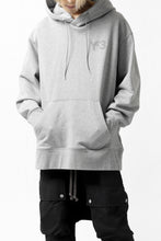 画像をギャラリービューアに読み込む, Y-3 Yohji Yamamoto CLASSIC CHEST LOGO HOODIE PARKA / FRENCH TERRY (GREY)