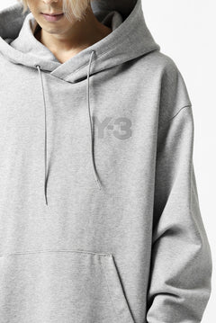 画像をギャラリービューアに読み込む, Y-3 Yohji Yamamoto CLASSIC CHEST LOGO HOODIE PARKA / FRENCH TERRY (GREY)