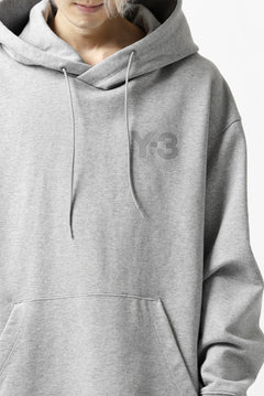 画像をギャラリービューアに読み込む, Y-3 Yohji Yamamoto CLASSIC CHEST LOGO HOODIE PARKA / FRENCH TERRY (GREY)