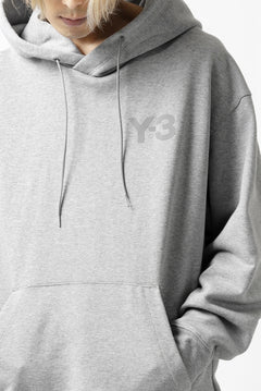 画像をギャラリービューアに読み込む, Y-3 Yohji Yamamoto CLASSIC CHEST LOGO HOODIE PARKA / FRENCH TERRY (GREY)