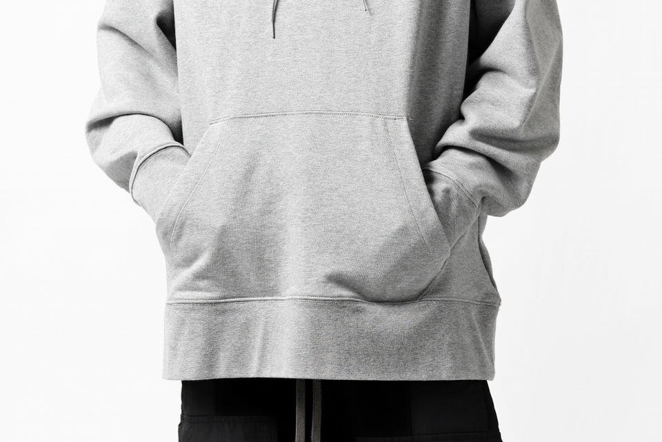 画像をギャラリービューアに読み込む, Y-3 Yohji Yamamoto CLASSIC CHEST LOGO HOODIE PARKA / FRENCH TERRY (GREY)