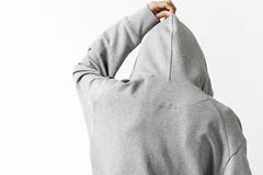 画像をギャラリービューアに読み込む, Y-3 Yohji Yamamoto CLASSIC CHEST LOGO HOODIE PARKA / FRENCH TERRY (GREY)