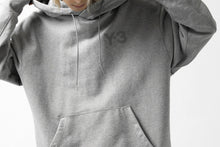 画像をギャラリービューアに読み込む, Y-3 Yohji Yamamoto CLASSIC CHEST LOGO HOODIE PARKA / FRENCH TERRY (GREY)