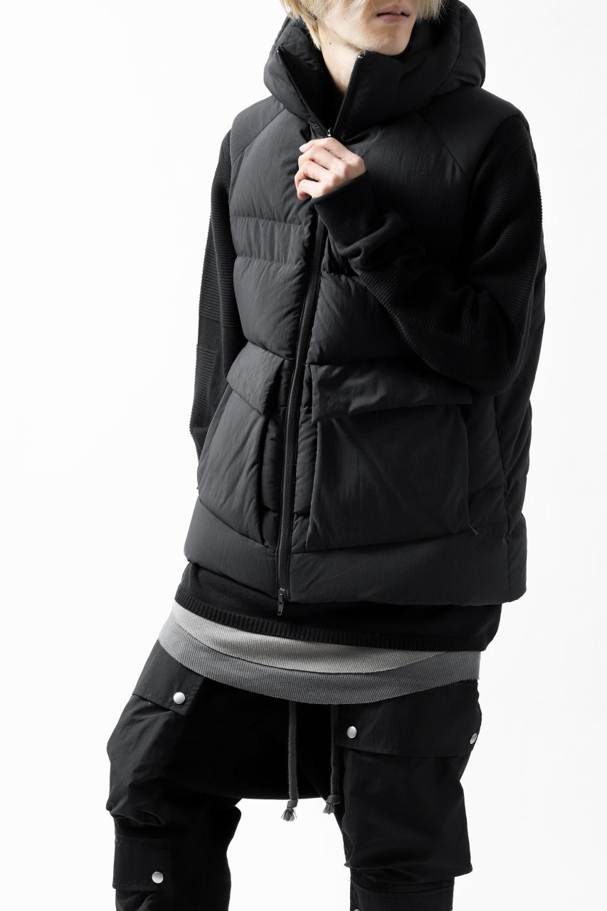 画像をギャラリービューアに読み込む, Y-3 Yohji Yamamoto M CLASSIC PUFFY DOWN VEST (BLACK)