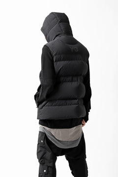 画像をギャラリービューアに読み込む, Y-3 Yohji Yamamoto M CLASSIC PUFFY DOWN VEST (BLACK)