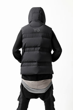 画像をギャラリービューアに読み込む, Y-3 Yohji Yamamoto M CLASSIC PUFFY DOWN VEST (BLACK)