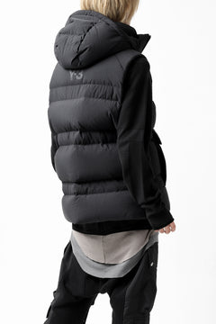 画像をギャラリービューアに読み込む, Y-3 Yohji Yamamoto M CLASSIC PUFFY DOWN VEST (BLACK)