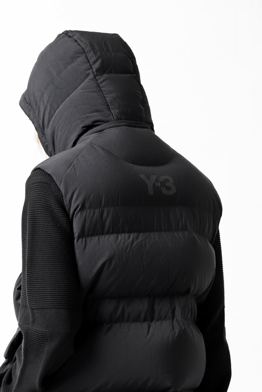 画像をギャラリービューアに読み込む, Y-3 Yohji Yamamoto M CLASSIC PUFFY DOWN VEST (BLACK)