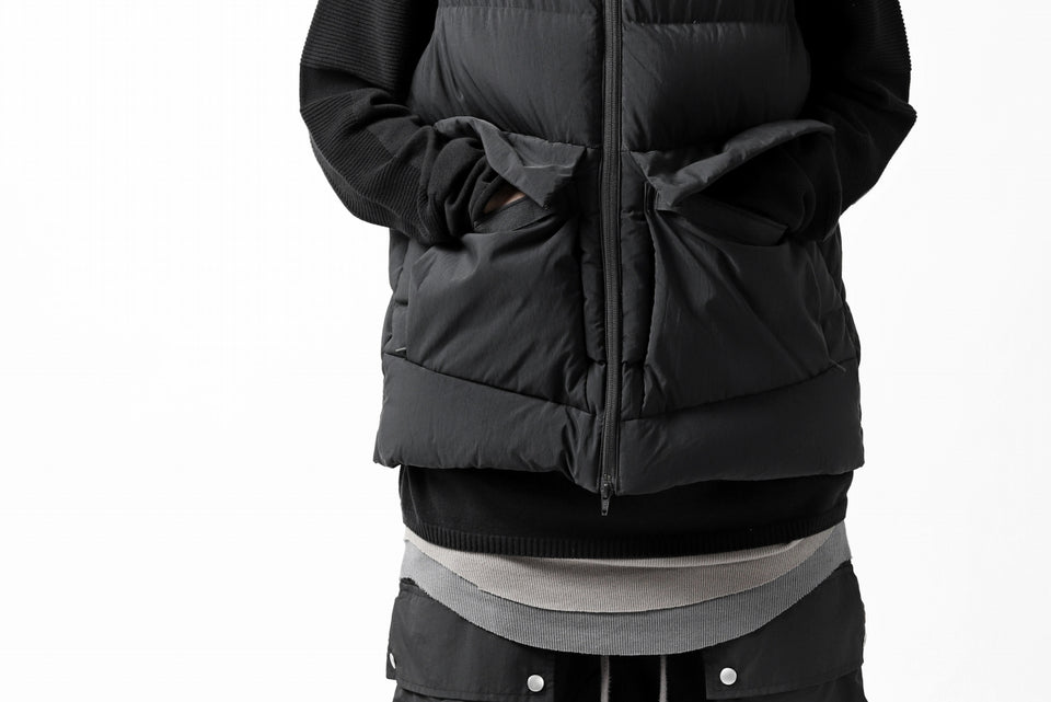 画像をギャラリービューアに読み込む, Y-3 Yohji Yamamoto M CLASSIC PUFFY DOWN VEST (BLACK)