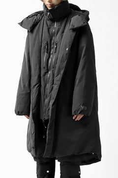 画像をギャラリービューアに読み込む, Y-3 Yohji Yamamoto M CH2 DOWN COAT  / SUEDED POLY (BLACK)
