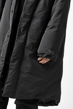 画像をギャラリービューアに読み込む, Y-3 Yohji Yamamoto M CH2 DOWN COAT  / SUEDED POLY (BLACK)