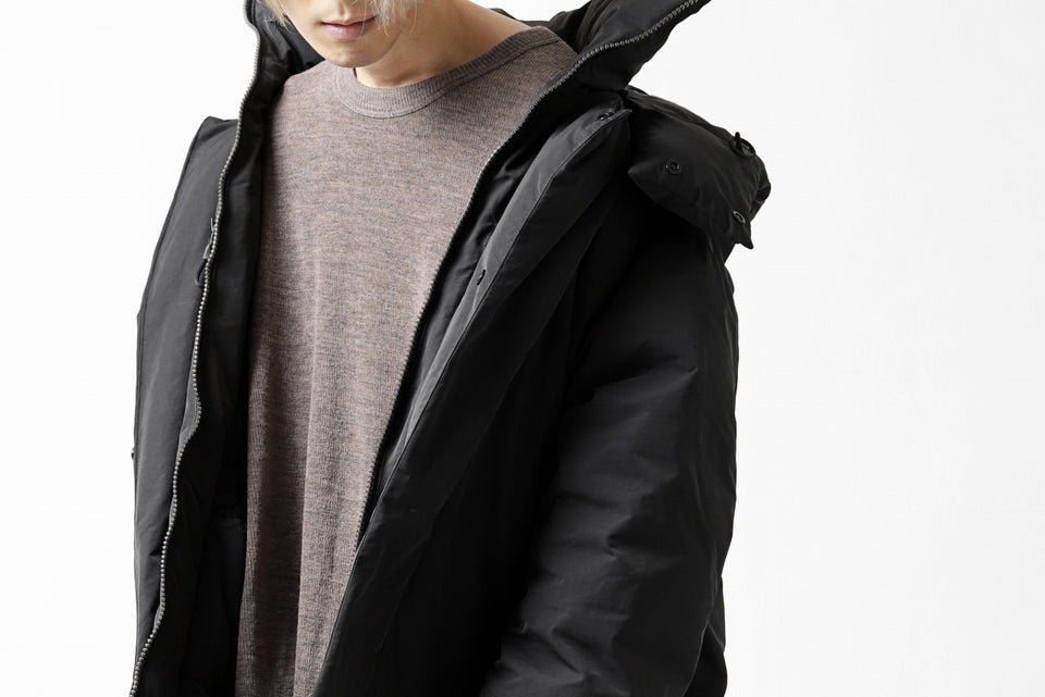 画像をギャラリービューアに読み込む, Y-3 Yohji Yamamoto M CH2 DOWN COAT  / SUEDED POLY (BLACK)