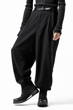 画像をギャラリービューアに読み込む, Y-3 Yohji Yamamoto CLASSIC CUFF PANTS / WOOL FLANNEL (BLACK)