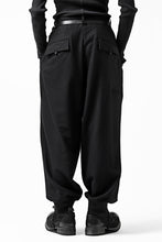 画像をギャラリービューアに読み込む, Y-3 Yohji Yamamoto CLASSIC CUFF PANTS / WOOL FLANNEL (BLACK)