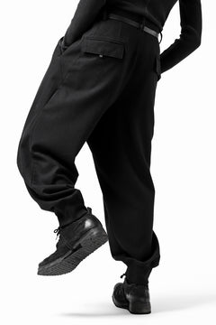 画像をギャラリービューアに読み込む, Y-3 Yohji Yamamoto CLASSIC CUFF PANTS / WOOL FLANNEL (BLACK)
