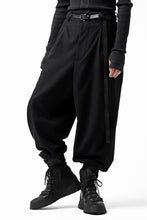 画像をギャラリービューアに読み込む, Y-3 Yohji Yamamoto CLASSIC CUFF PANTS / WOOL FLANNEL (BLACK)