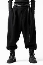 画像をギャラリービューアに読み込む, Y-3 Yohji Yamamoto CLASSIC CUFF PANTS / WOOL FLANNEL (BLACK)