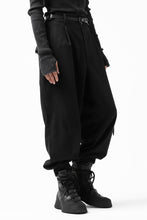 画像をギャラリービューアに読み込む, Y-3 Yohji Yamamoto CLASSIC CUFF PANTS / WOOL FLANNEL (BLACK)