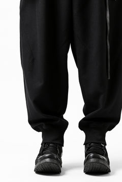画像をギャラリービューアに読み込む, Y-3 Yohji Yamamoto CLASSIC CUFF PANTS / WOOL FLANNEL (BLACK)
