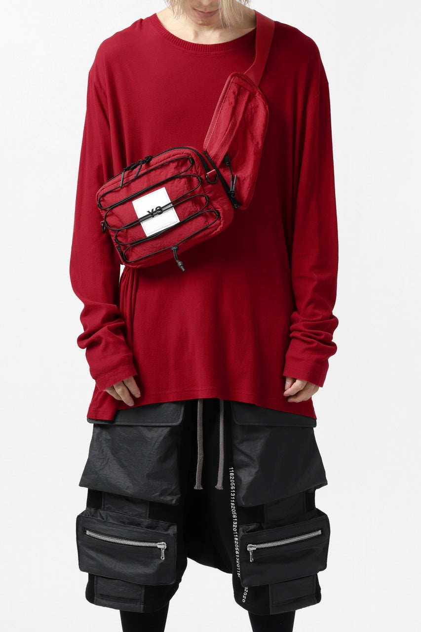 画像をギャラリービューアに読み込む, Y-3 Yohji Yamamoto 3WAY SLING BAG / CORDURA® NYLON (SCARLET)