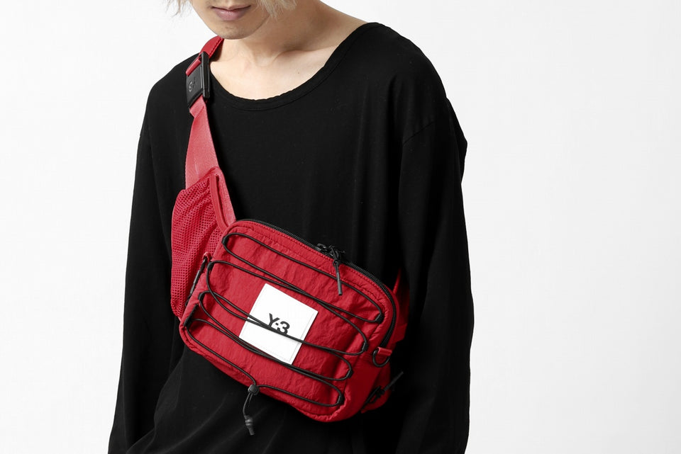 画像をギャラリービューアに読み込む, Y-3 Yohji Yamamoto 3WAY SLING BAG / CORDURA® NYLON (SCARLET)